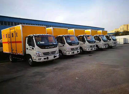 总口管理区爆破器材运输车